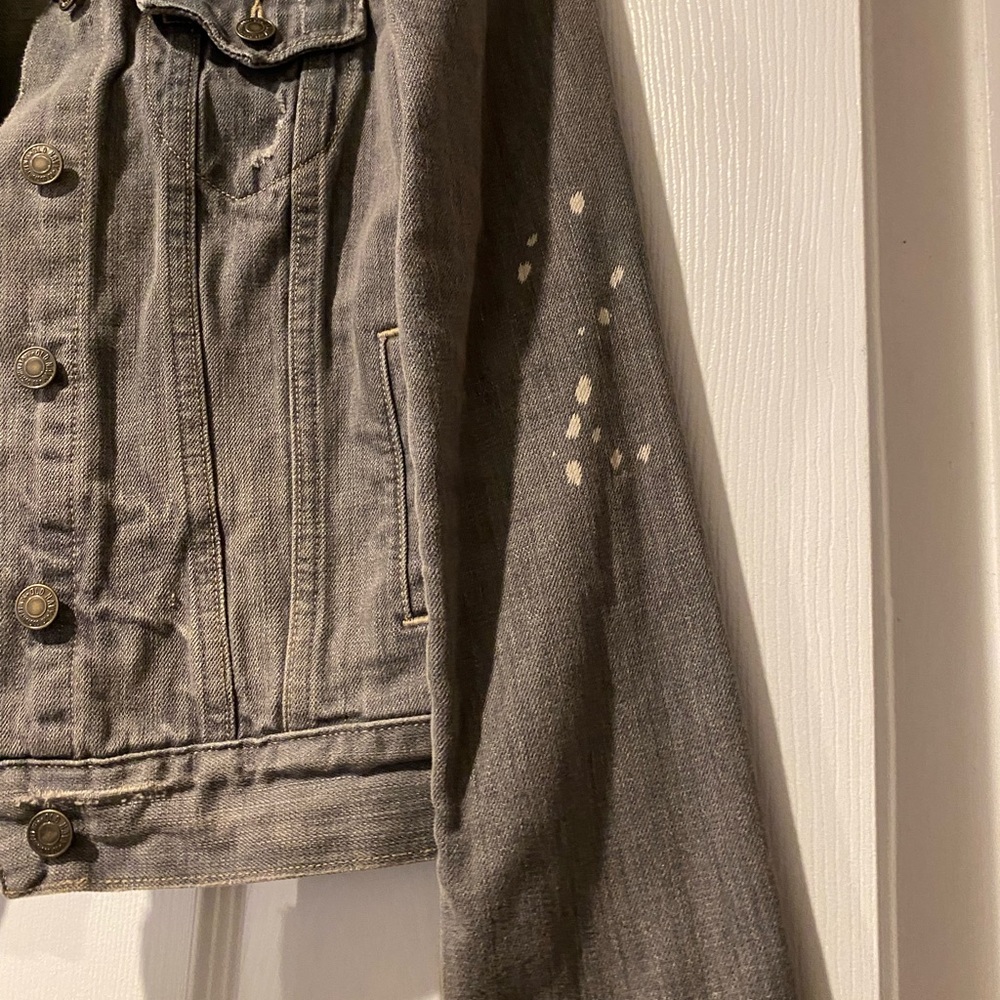 Gray Denim Jacket size small